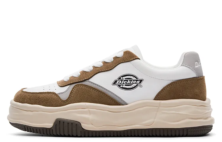 Dickies Low top Sports Casual Shoes Women's White Brown