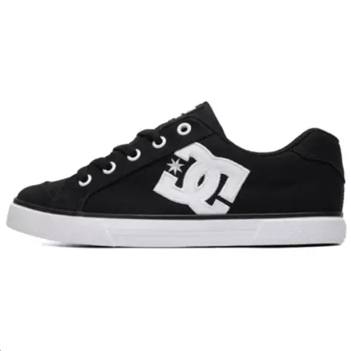 DC Shoes Chelsea TX Cushioning, Wear Resistant Low top Skateboard Shoes Men's Black