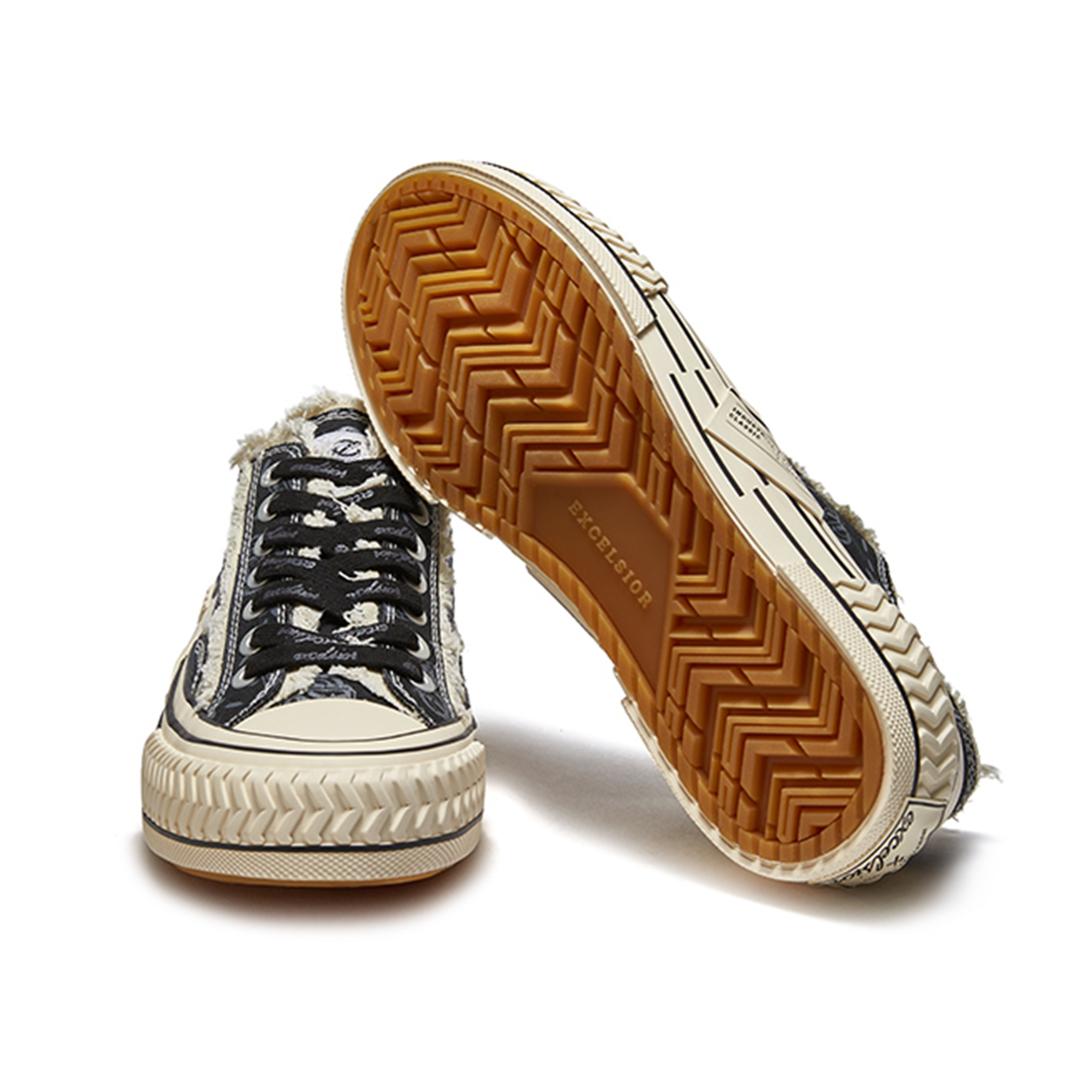 Excelsior Height Increasing Abrasion Resistant Waterproof Slip Resistant Low top Canvas Shoes Unisex
