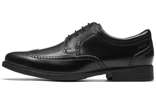 Clarks Dress Shoes Men's Low Top Black