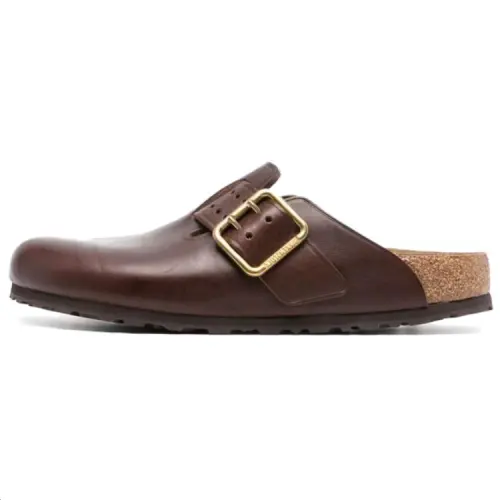 Birkenstock Boston Bold Leather Narrow Fit 'Roast'