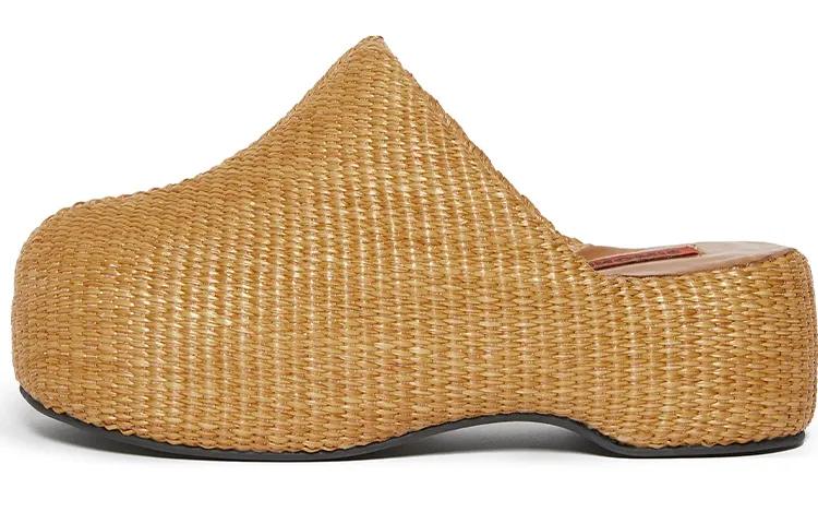 SIMON MILLER Abrasion Resistant Slip Resistant Closed Toe Slippers Women's Brown