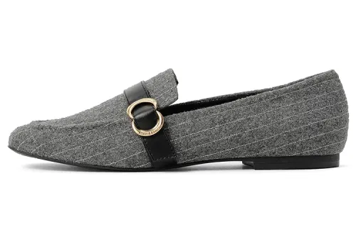 CHARLES&KEITH Penny PU Women's Casual Shoes Women's Gray