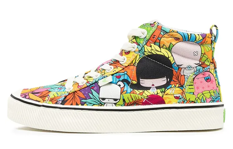 CARIUMA Skateboard Shoes Women's High Top Multicolor