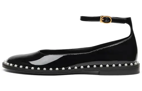 CHARLES&KEITH Chunky Heel Mary Jane Shoes Women's Black