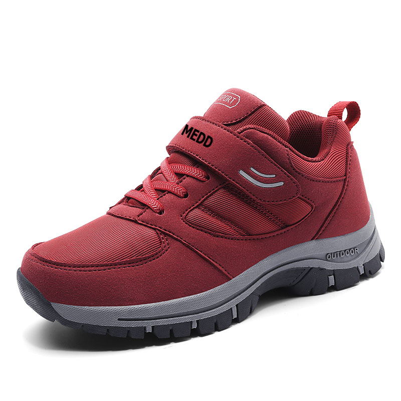 Medd Walking Shoes Women’s Low Top Maroon