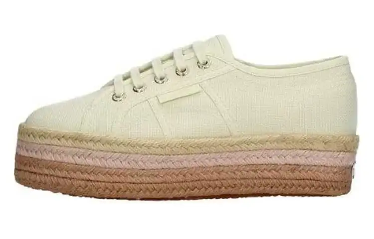 SUPERGA Abrasion Resistant Breathable Low top Canvas Shoes Women's Light Umber