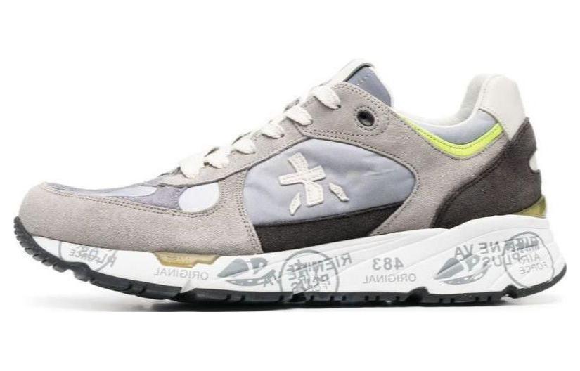 PREMIATA Cow Leather Low top Casual Shoes Men's Gray