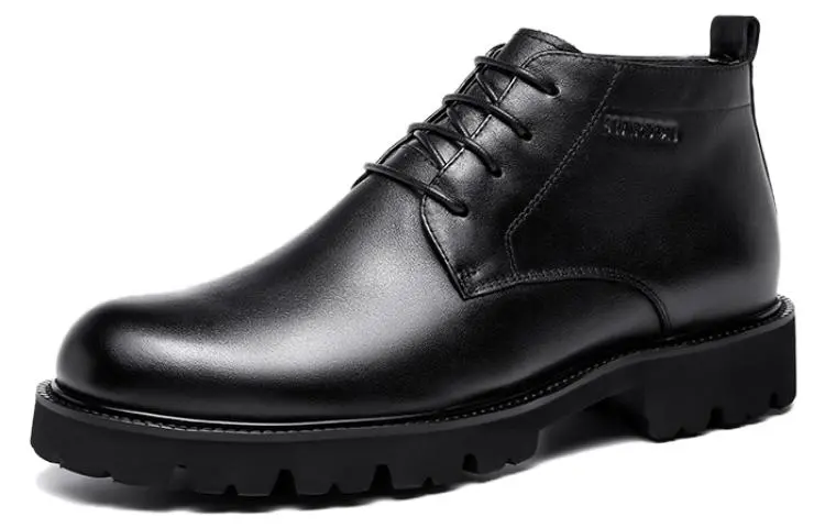 HARSON Ankle Boots Men's Black/Coffee