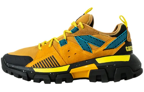 CAT Re Powered Lunar Rover Chunky Sneakers Unisex Low Top Orange Yellow