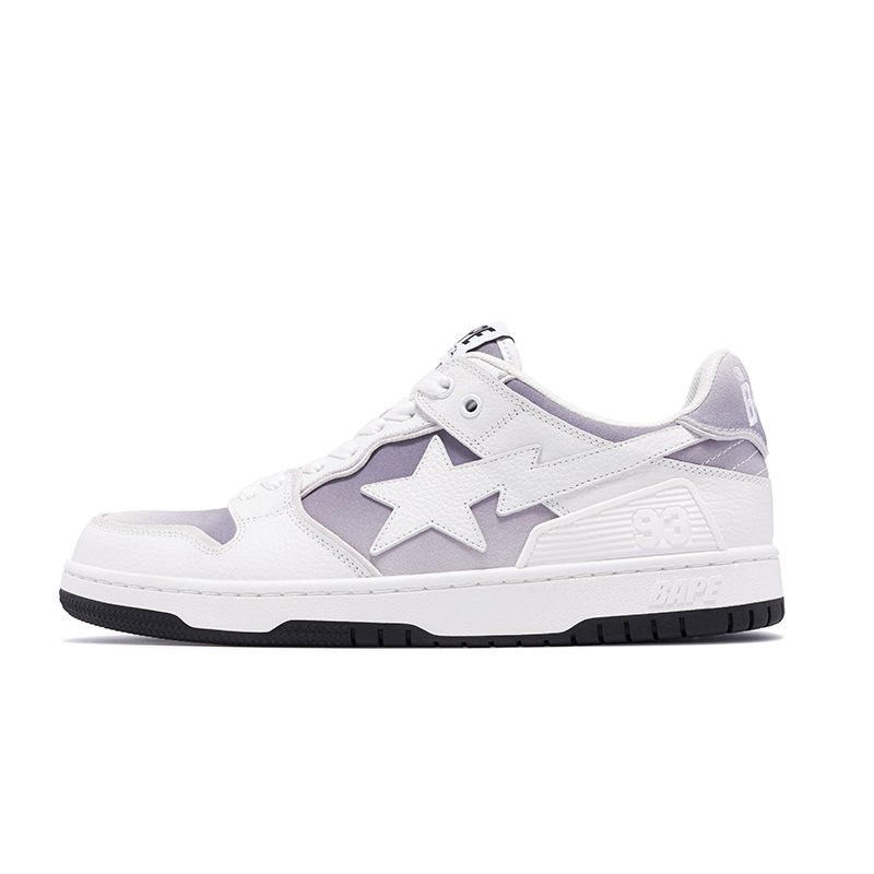 Мужские кеды A Bathing Ape Sk8 Gradient (серые)