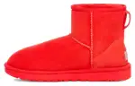 UGG CLASSIC MINI Suede Comfortable Round Toe Short Snow Boots Women's Cherry Pie