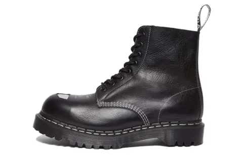 1460 Wmns Dr.Martens Pascal Bex Exposed Steel Toe Lace Up Boot 'Black Overdrive' Women's