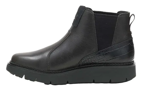 CAT Chariot Ankle Length Chelsea Boots Women's Dark Shadow Black