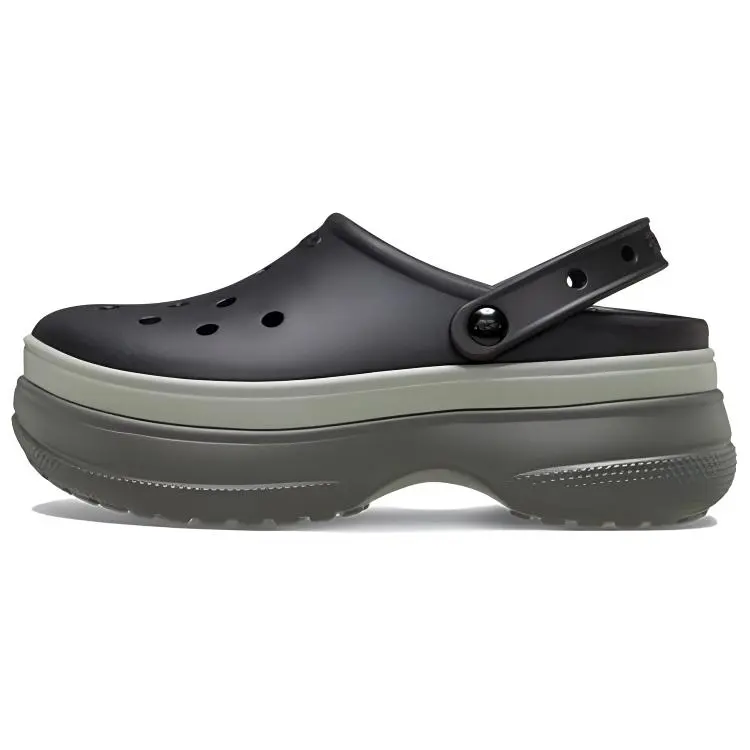 Crocs Stacked Clogs Unisex Black