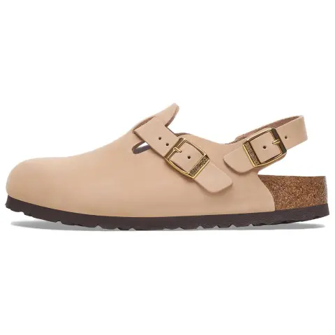 Birkenstock Tokio Leather Casual Shoes Women's Sand Narrow