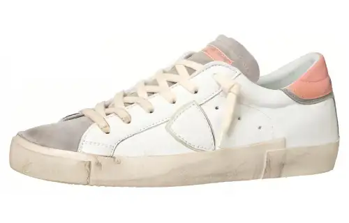PHILIPPE MODEL Paris Prsx Distressed-effect Panelled Sneakers