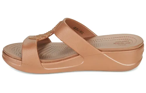 Crocs Monterey Slide Slippers Women's Brown