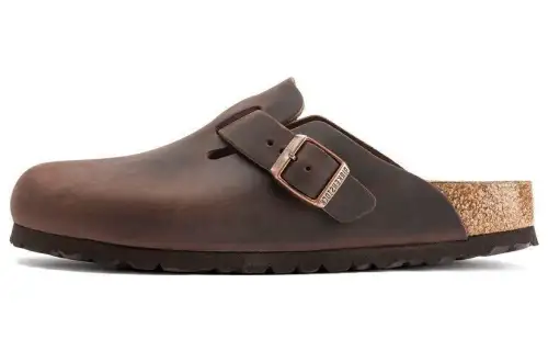 Boston Birkenstock Oiled Leather 'Habana'