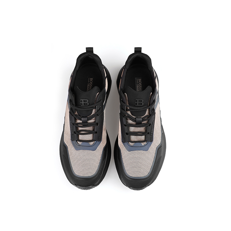 BOSSSUNWEN Abrasion Resistant Abrasion Resistant Low top Outdoor Shoes Men’s Black Gold
