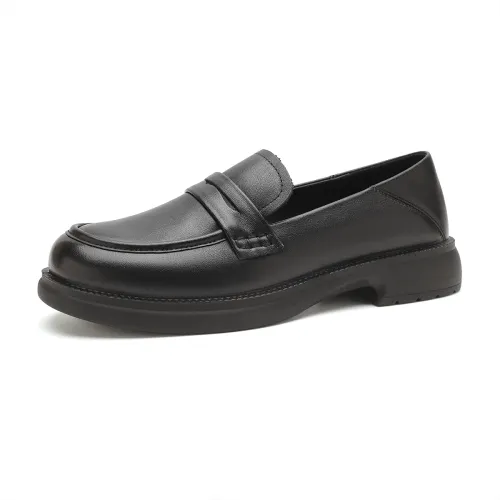 D FUSE SCANDINAVIA Ballet Flats Top Grain Cow Leather Loafers Women's