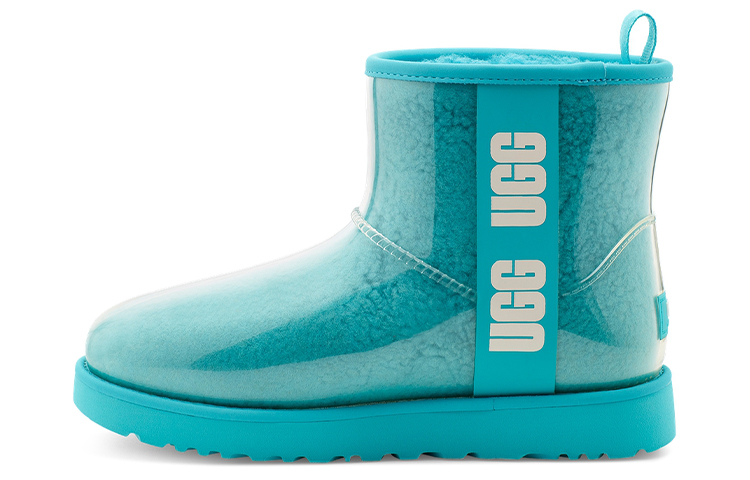 UGG CLASSIC CLEAR MINI Thermal Short Snow Boots Women's Aqua