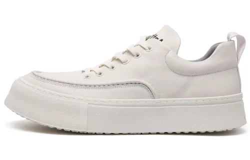 Anthony Miles Skateboard Shoes Men's Low Top Ecru