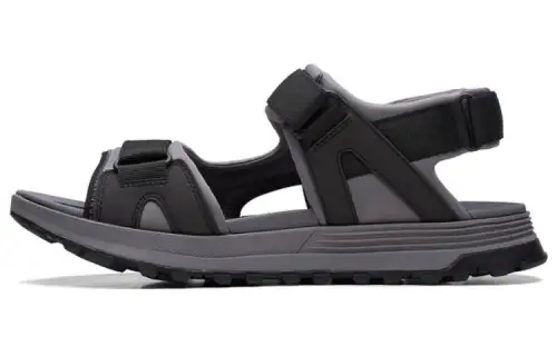 Clarks Fabric Stylish Sandal Men's Black