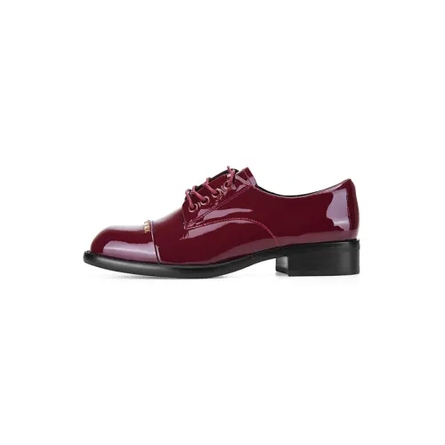 D FUSE SCANDINAVIA Patent Leather Loafers 3cm Women's