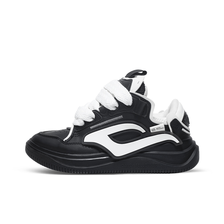 Daisy Fellowes Rocket 001 Cushioning Height Increasing Abrasion Resistant Lightweight Low top Skateboard Shoes Unisex