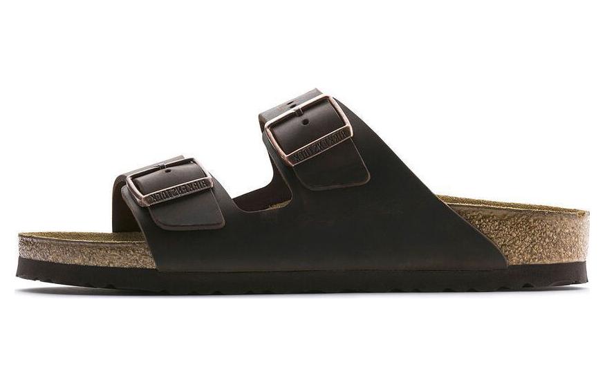Сабо Birkenstock с двойным ремешком (коричневые)