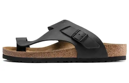 Birkenstock Byblos Abrasion Resistant Flip Flops Men's Black Regular