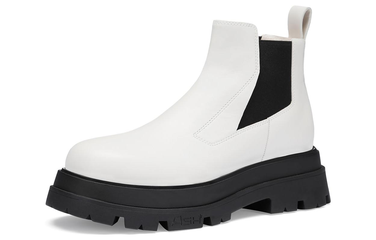ASH Combat Boots Women's Gray White