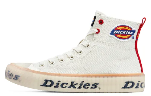 Dickies Canvas Shoes Unisex High Top Beige