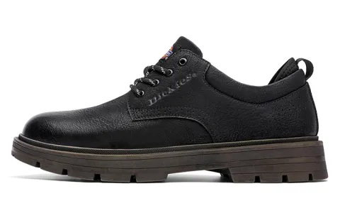 Dickies Leather Ankle Length Combat Boots Men's
