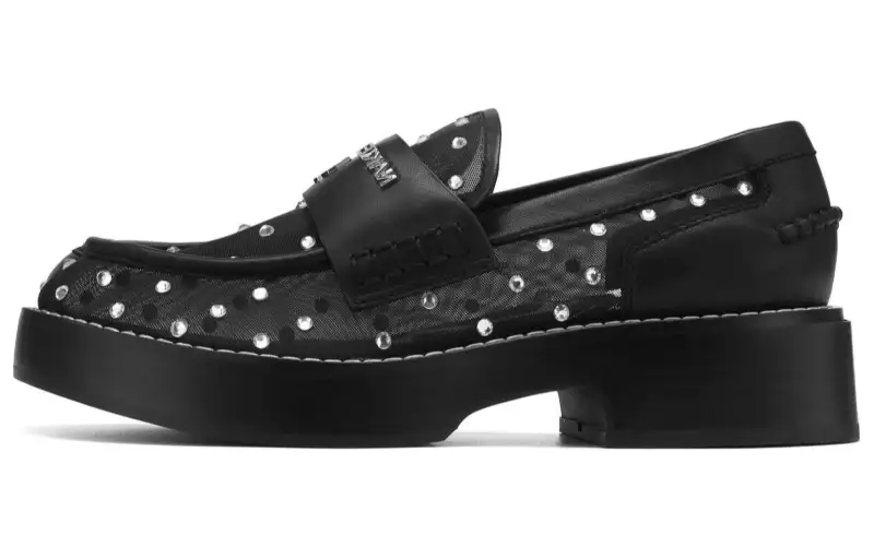 Naked Wolfe Swan Loafers Women's Black
