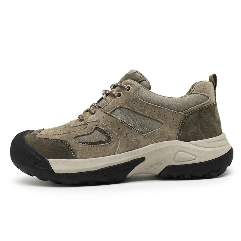 JIGONGYANG Pigskin Low top Hiking Shoes Men’s