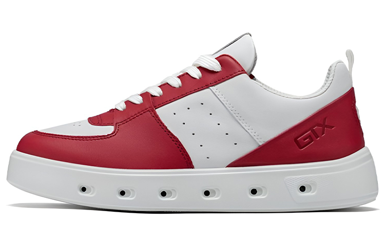Ecco Street 720 Series Stylish Skateboarding Shoes Women's White Red