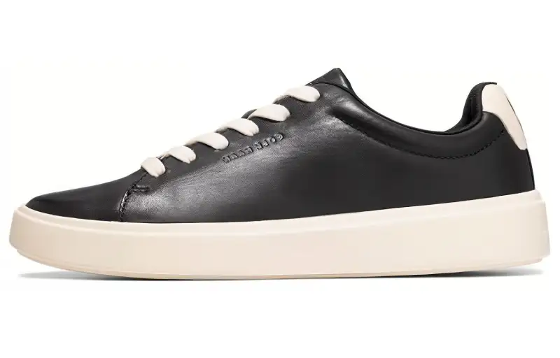 COLE HAAN Low top Stylish Skateboarding Shoes Women's Black