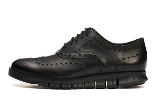 COLE HAAN Zerogrand Wing Ox Casual Leather Shoes Men's Black