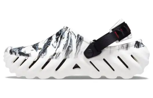 Crocs Echo Tiger Clog 'White Black'