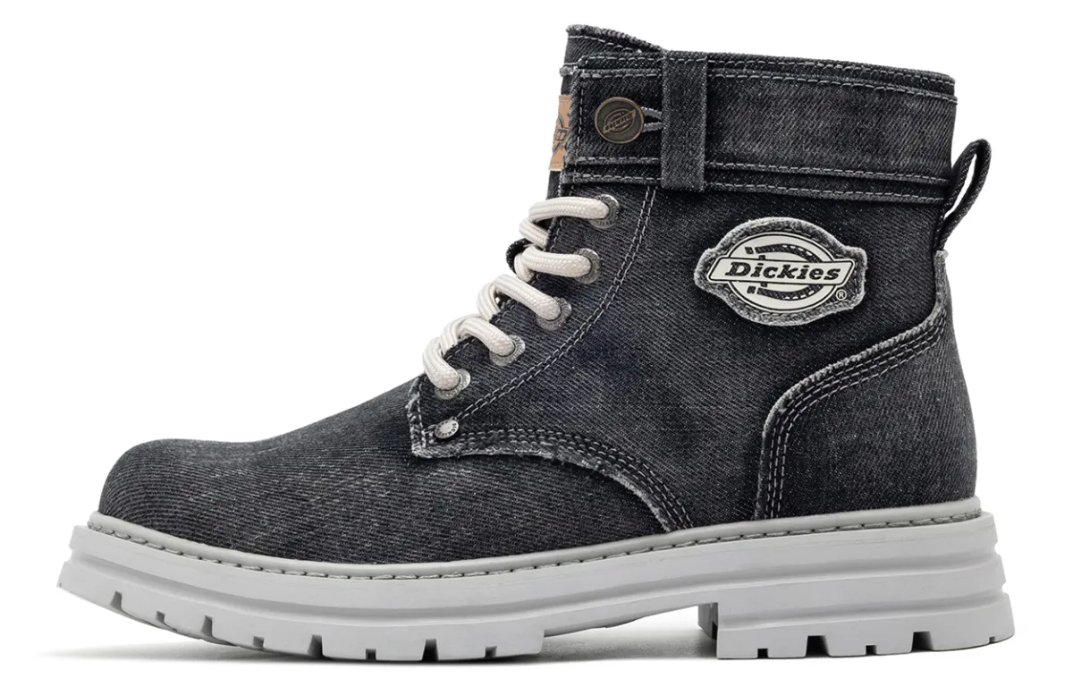 Dickies Fabric Short Combat Boots Women's Mist Black