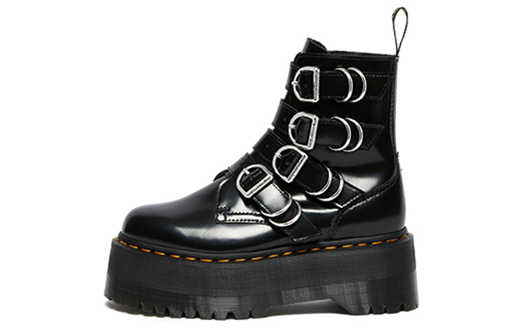 Dr. Martens Jadon Max Hdw 4 Strap Boot Black Women's