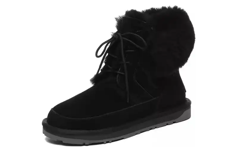 EVERAU Short Snow Boots Women's Black