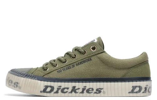 Dickies Canvas Shoes Unisex Low Top Army Green