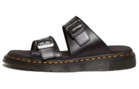 Dr.Martens Quiet Abrasion Resistant Slide Slippers Unisex Black
