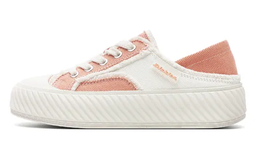Dickies Comfortable And Versatile Low top Skateboard Shoes Women's Beige Pink