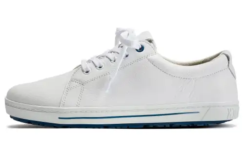 Birkenstock Leather Low top Skateboard Shoes Unisex White Regular