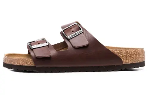 Birkenstock Arizona Leather 'Vintage Wood Roast'