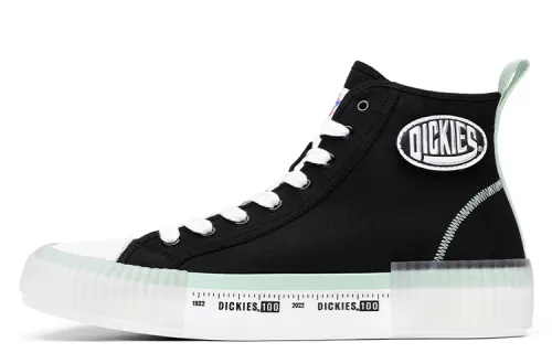 Dickies Canvas Shoes Unisex High Top Black